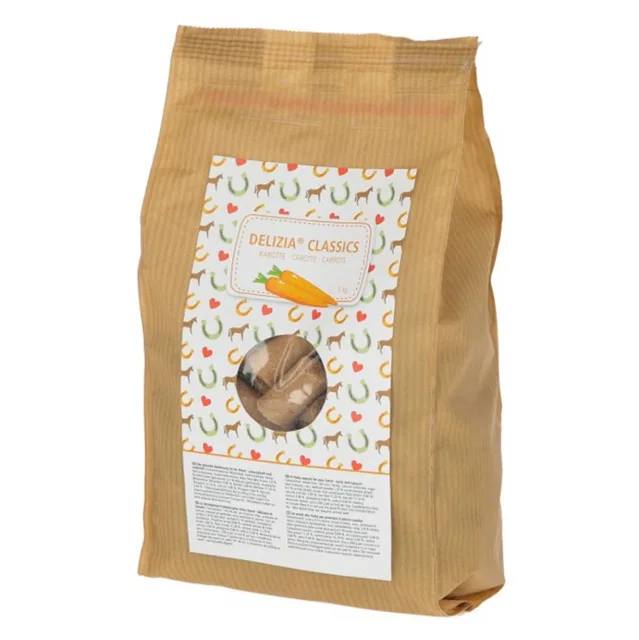 DELIZIA Pochoutka pro koně mrkev 1 kg