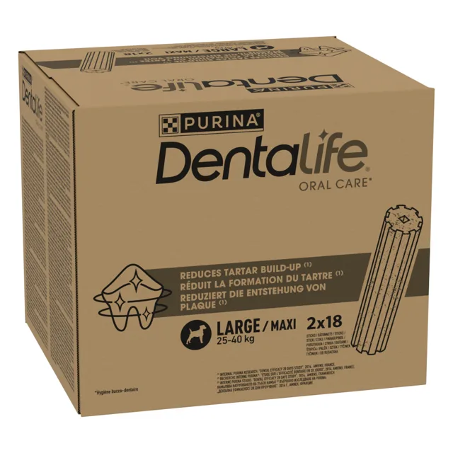 Dentalife Large pamlsky pro velké psy - 36 kusů  (12 x 106 g)