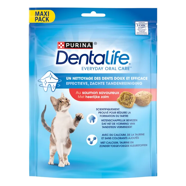 Dentalife pamlsky - výhodné balení: 2 x 140 g Medium losos