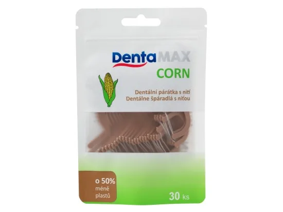 DentaMax Corn dentální párátka s nití 30 ks