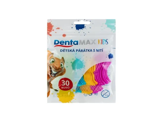 DentaMax dětská párátka s nití 30 ks
