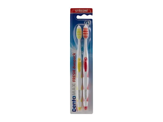 DentaMax Fresh duopack zubní kartáček střední - mix variant
