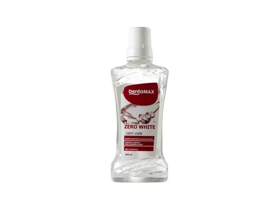 DentaMax Zero White ústní voda bez alkoholu 500 ml