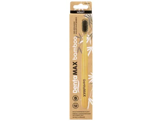 DentaMax zubní kartáček Bamboo měkký s malou hlavou