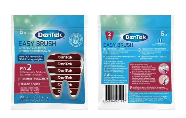 DenTek Easy Brush mezizubní kartáček 0.5mm 6ks