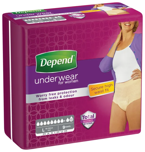 Depend Maximum L, 9 ks