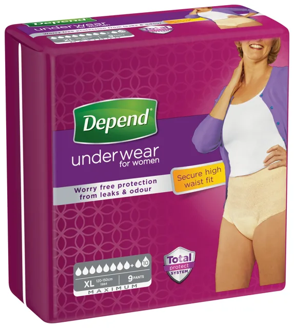 Depend Maximum pro ženy XL 9 ks
