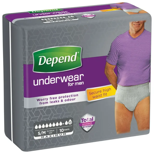 Depend Maximum S/M pro muže 10 ks
