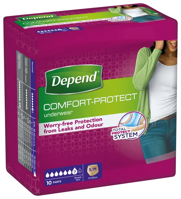 Depend® Normal inkont.kalh.ženy vel.S/M 10ks