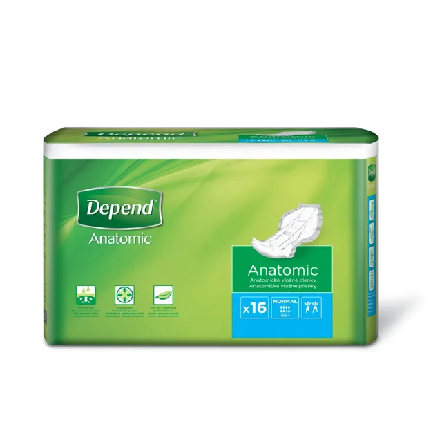 Depend Normal inkont.vložné pleny 16ks