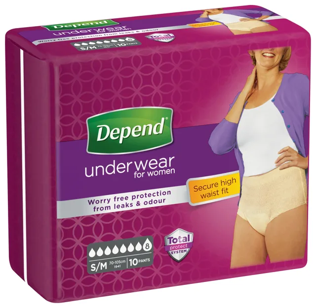 Depend Super pro ženy S/M 10 ks