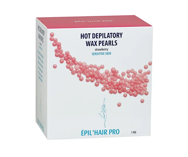 Depilační přírodní vosk pro citlivou pokožku Sibel Pearls Strawberry - 1000 g (7410375) + dárek zdarma