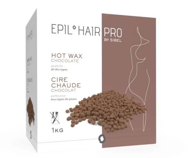 Depilační vosk pro všechny typy pleti s čokoládou Sibel Pearls - 1000 g (7410371) + dárek zdarma