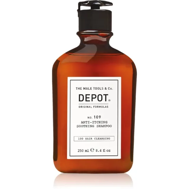 DEPOT 100 HAIR CLEANSING NO. 109 ANTI-ITCHING SOOTHING SHAMPOO zklidňující šampon proti podráždění a svědění pokožky 250 ml