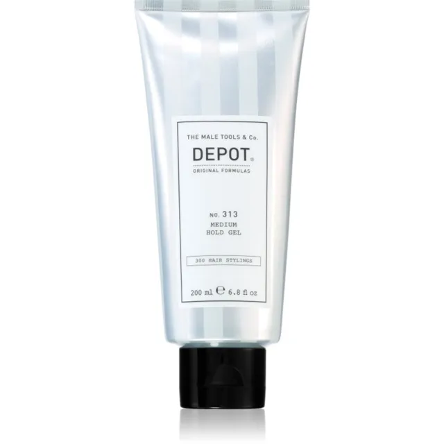 DEPOT 300 HAIR STYLING NO. 313 MEDIUM HOLD GEL gel na vlasy pro fixaci a tvar 200 ml