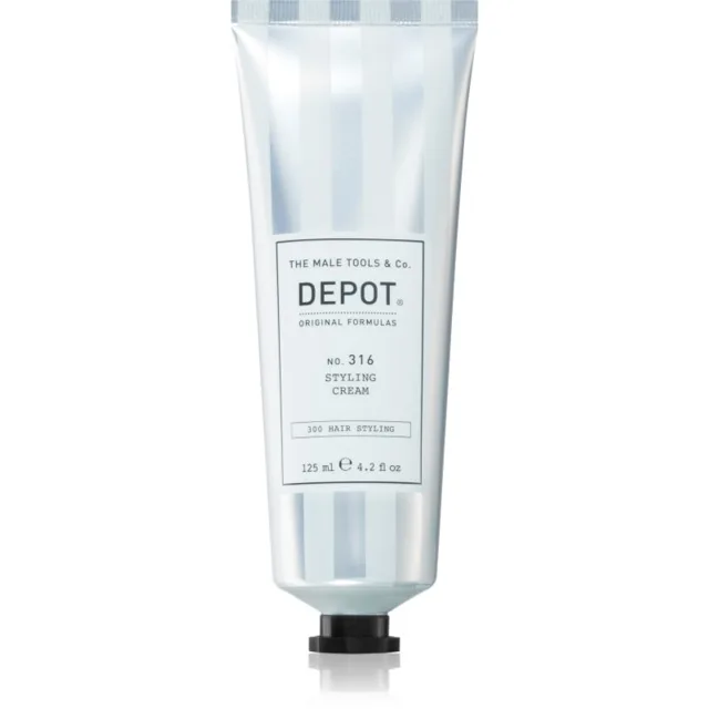 DEPOT 300 HAIR STYLING NO. 316 STYLING CREAM stylingový krém se středním zpevněním a přirozenými odlesky 125 ml