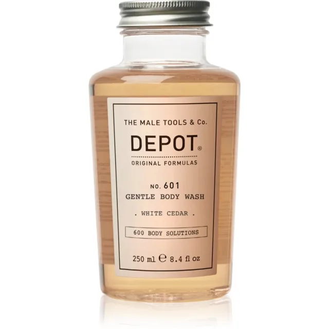 Depot 600 BODY SOLUTIONS NO. 601 GENTLE BODY WASH sprchový gel pro muže White Cedar 250 ml