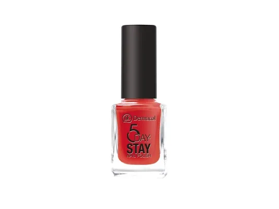 Dermacol 5 Day Stay dlouhotrvající lak na nehty monroe red 21 11 ml