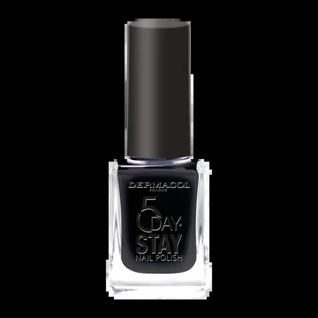 Dermacol Lak na nehty 5 Days Stay 55 Black Onyx