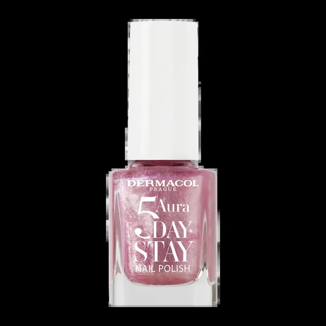Dermacol Lak na nehty 5 Days stay Aura 69 Rose glow