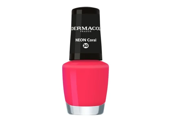 Dermacol lak na nehty Neon Coral č.30 5 ml