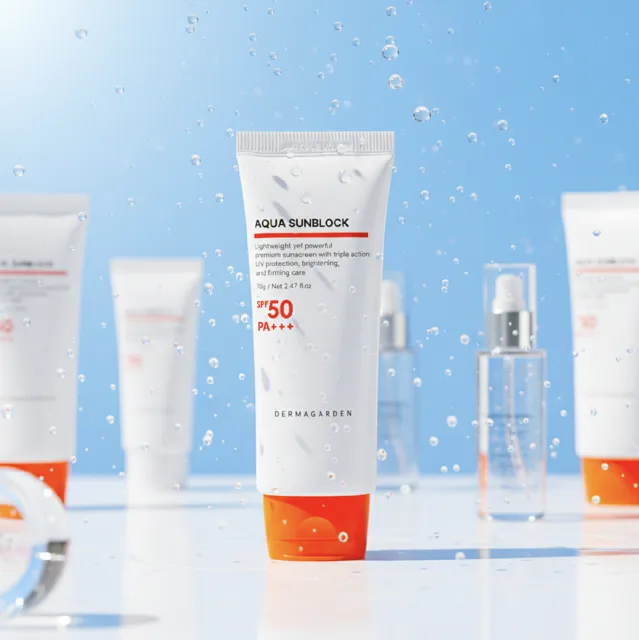 DERMAGARDEN - Aqua Sunblock SPF50 PA+++ - Hydratační opalovací krém - 70 g