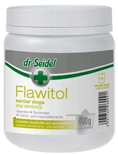DERMAPHARM Flawitol Dla Seniorów z Glukozaminą i Chondroityną 400 g