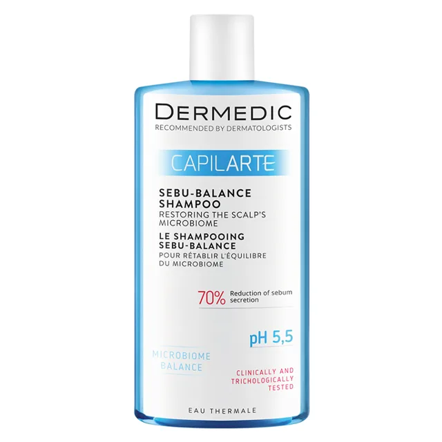 DERMEDIC Capilarte Sebu-Balance Šampon pro mastné vlasy 300 ml