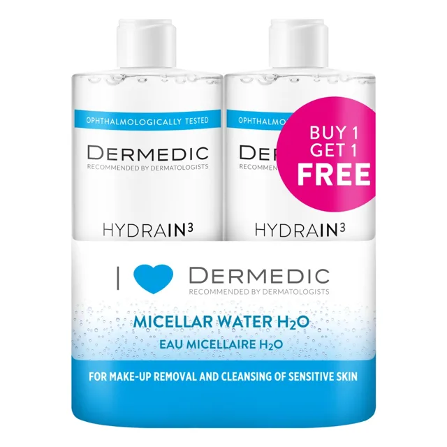 Dermedic Hydrain3 Hialuro Micelární voda duopack 2x500 ml