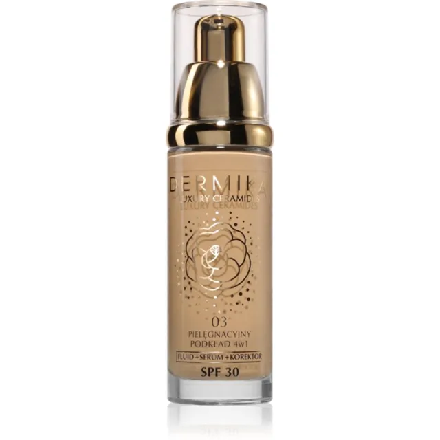 Dermika Luxury Ceramides SPF 30 pečující make-up s ceramidy odstín 03 30 ml