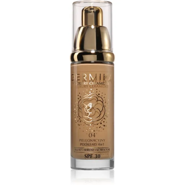 Dermika Luxury Ceramides SPF 30 pečující make-up s ceramidy odstín 04 30 ml