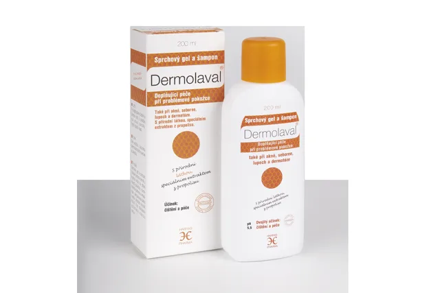Dermolaval sprchový gel a šampon 1x200ml