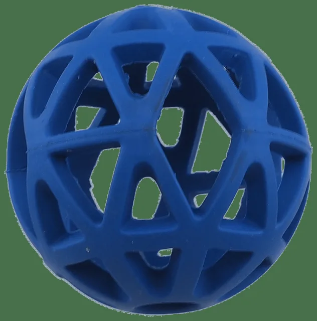 Děrovaný míček Dog Fantasy modrý 7cm