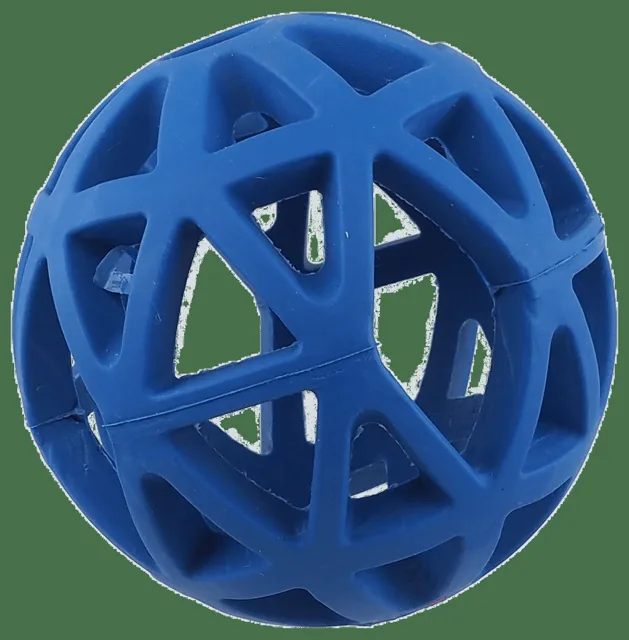 Děrovaný míček Dog Fantasy modrý 9cm