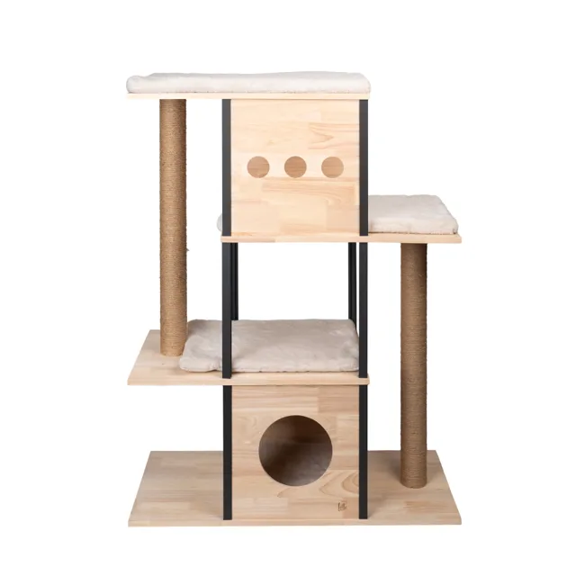 Designed by Lotte dřevěné škrabadlo Nala L - přírodní / černá