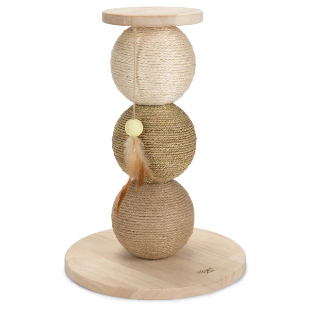 Designed by Lotte škrabací míček pro kočky Elio - Ø 34 x V 47,5 cm
