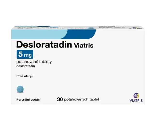 DESLORATADIN VIATRIS 5MG TBL FLM 30