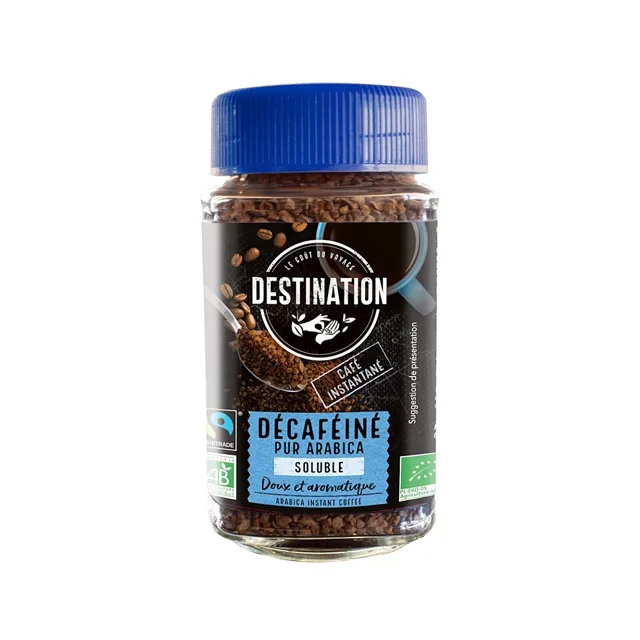 DESTINATION Káva instantní bez kofeinu BIO 100 g