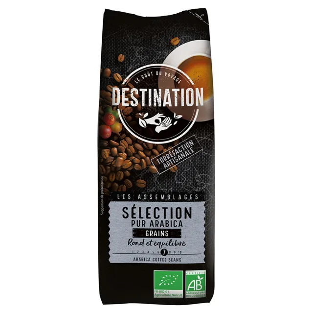DESTINATION Káva zrnková selection BIO 250 g