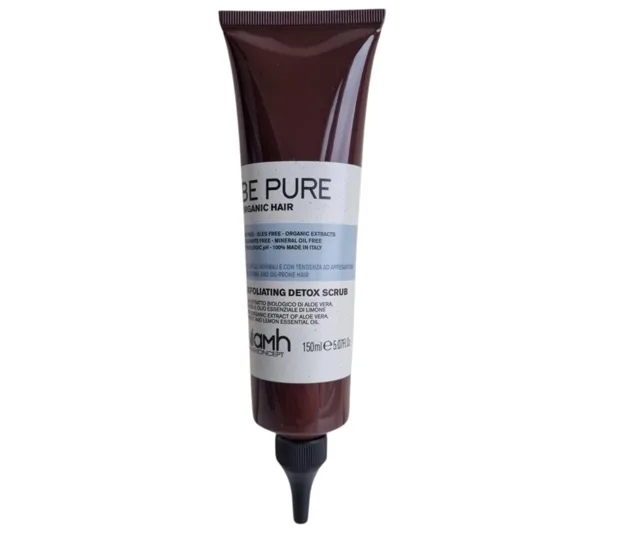 Detoxikační peeling pro mastnou vlasovou pokožku Niamh Be Pure Detox Scrub - 150 ml + dárek zdarma