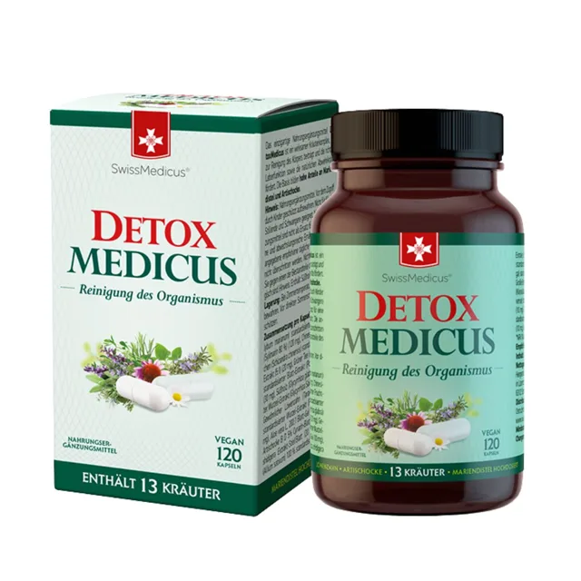 DetoxMedicus - 120 kapslí - SwissMedicus