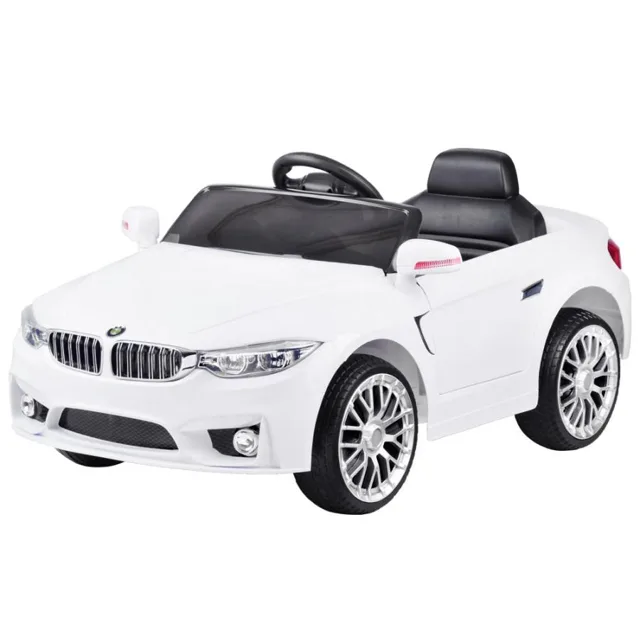 Dětské auto na baterie v bílé barvě