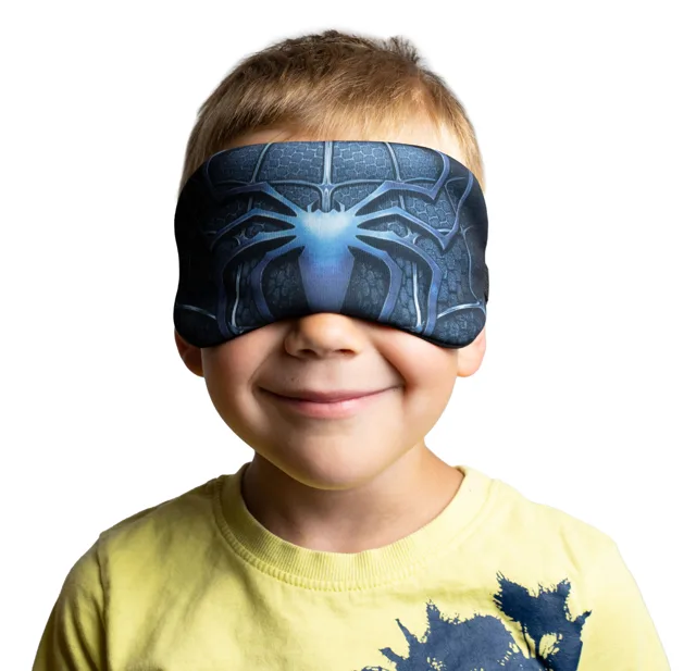 Dětské masky na spaní Barva: Spiderman, černá