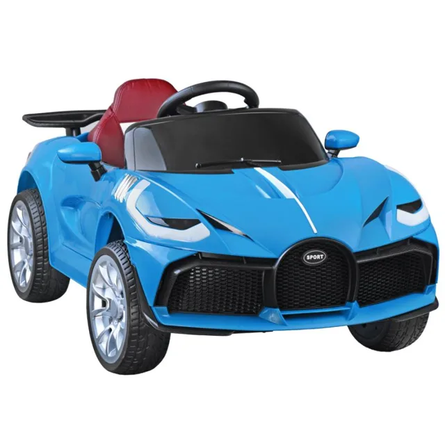 Dětské modré auto kabriolet na baterie