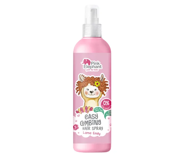 Dětský kondicionér ve spreji Pink Elephant Lama Emily - 150 ml