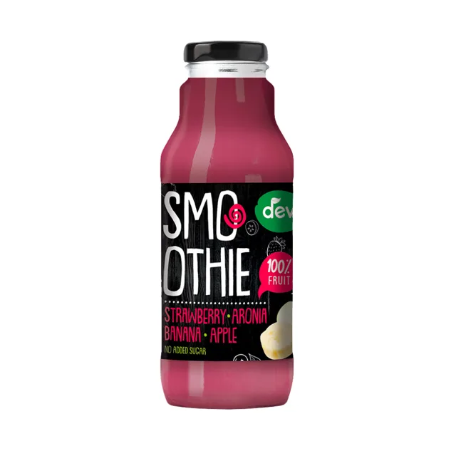 Deva Smoothie Jablko, banán, arónie, jahoda 300 ml