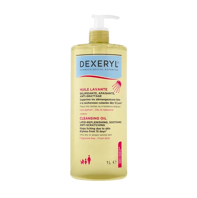 DEXERYL Mycí olej relipidační zklidňující a proti škrábání 1000ml