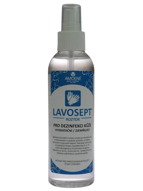 Dezinfekce kůže ve spreji Amoené Lavosept - citron - 200 ml (0131C2M200) + dárek zdarma
