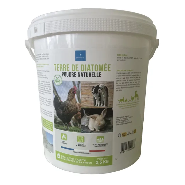 Diatomická zemina Demavic - 2,5 kg