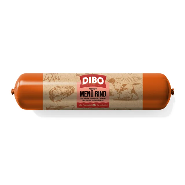 DIBO Menu vařená klobása 10 x 800 g - hovězí